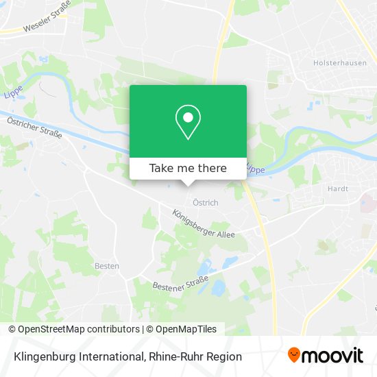 Карта Klingenburg International