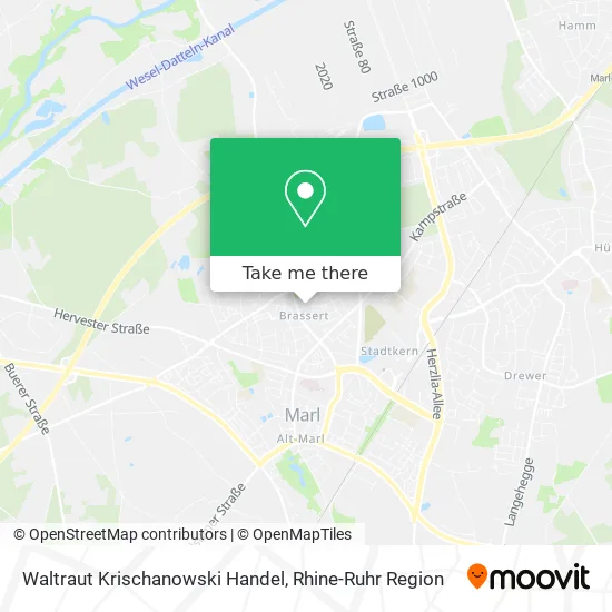 Карта Waltraut Krischanowski Handel