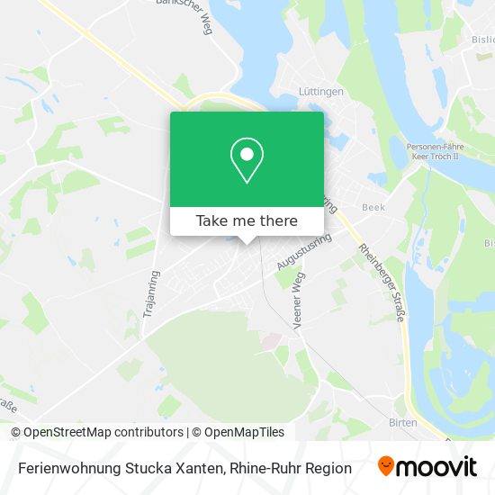 Ferienwohnung Stucka Xanten map