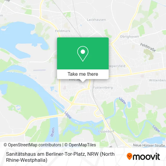 Карта Sanitätshaus am Berliner-Tor-Platz