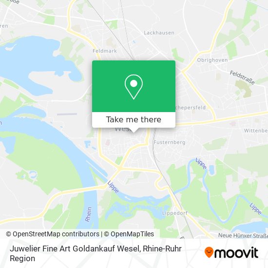 Juwelier Fine Art Goldankauf Wesel map