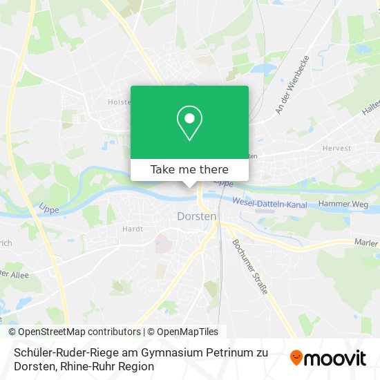 Schüler-Ruder-Riege am Gymnasium Petrinum zu Dorsten map