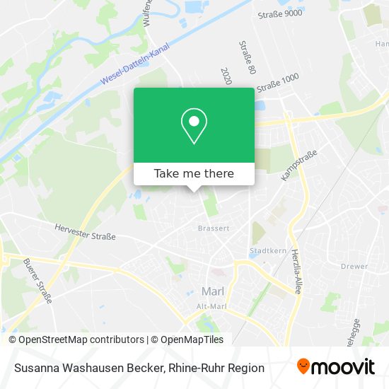 Susanna Washausen Becker map