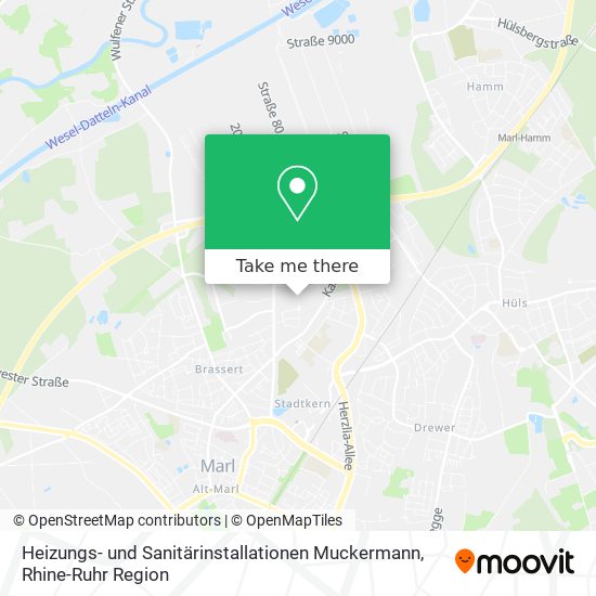 Heizungs- und Sanitärinstallationen Muckermann map