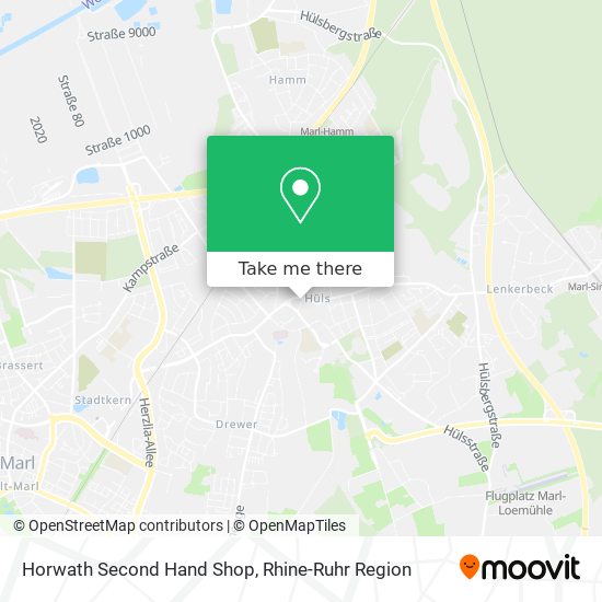 Horwath Second Hand Shop map