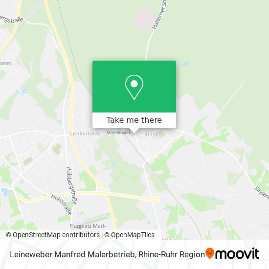 Leineweber Manfred Malerbetrieb map