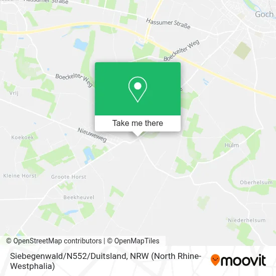 Siebegenwald/N552/Duitsland map