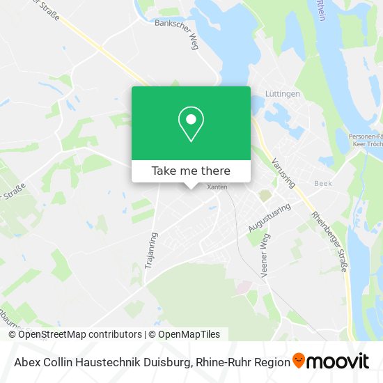 Карта Abex Collin Haustechnik Duisburg