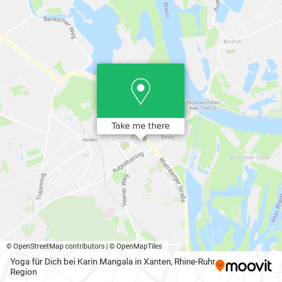 Yoga für Dich bei Karin Mangala in Xanten map