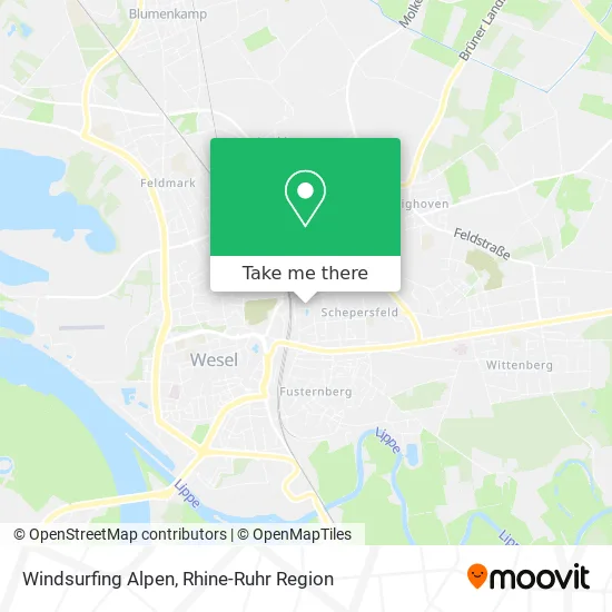 Карта Windsurfing Alpen