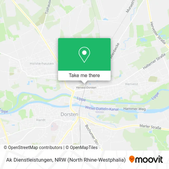 Ak Dienstleistungen map