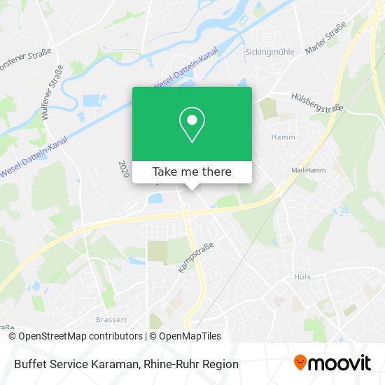 Buffet Service Karaman map