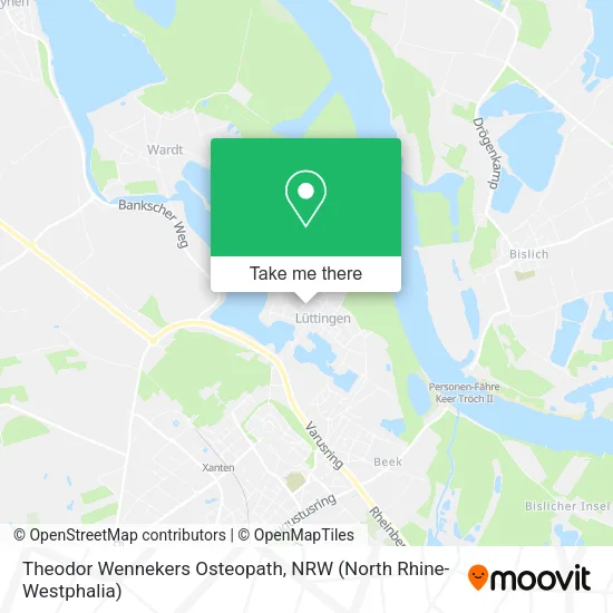 Карта Theodor Wennekers Osteopath