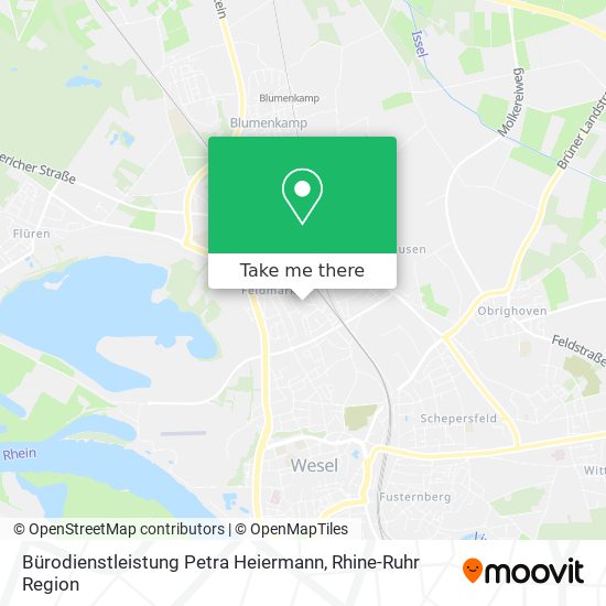 Bürodienstleistung Petra Heiermann map