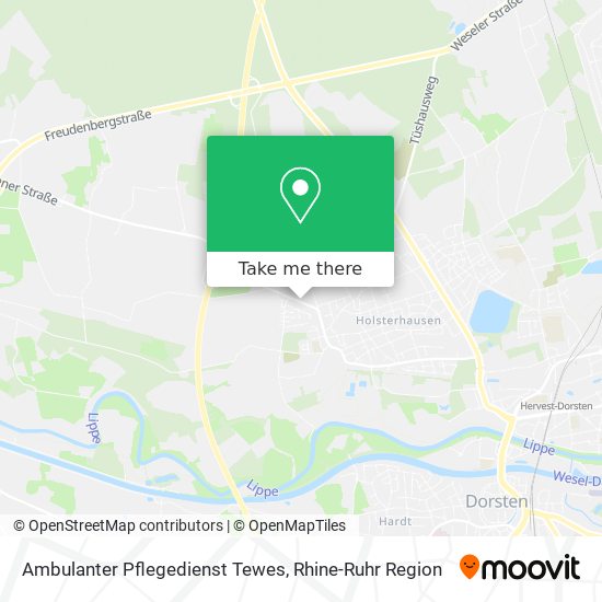 Ambulanter Pflegedienst Tewes map