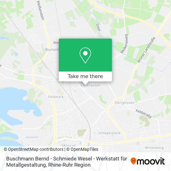 Buschmann Bernd - Schmiede Wesel - Werkstatt für Metallgestaltung map