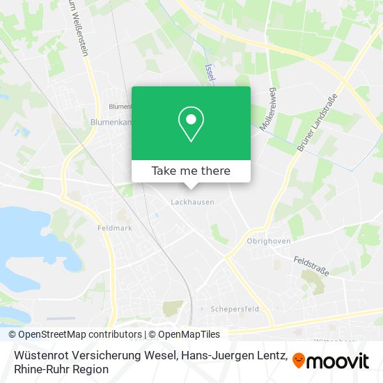 Wüstenrot Versicherung Wesel, Hans-Juergen Lentz map