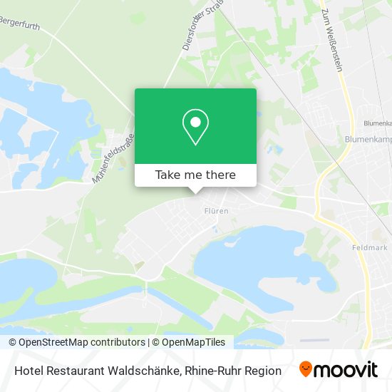 Hotel Restaurant Waldschänke map