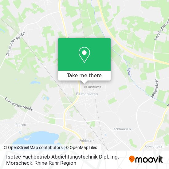 Isotec-Fachbetrieb Abdichtungstechnik Dipl. Ing. Morscheck map