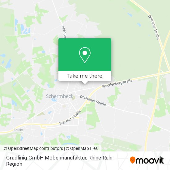 Gradlinig GmbH Möbelmanufaktur map