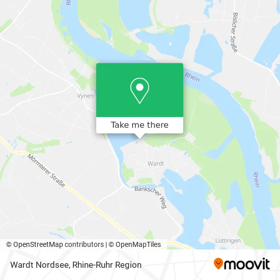 Карта Wardt Nordsee