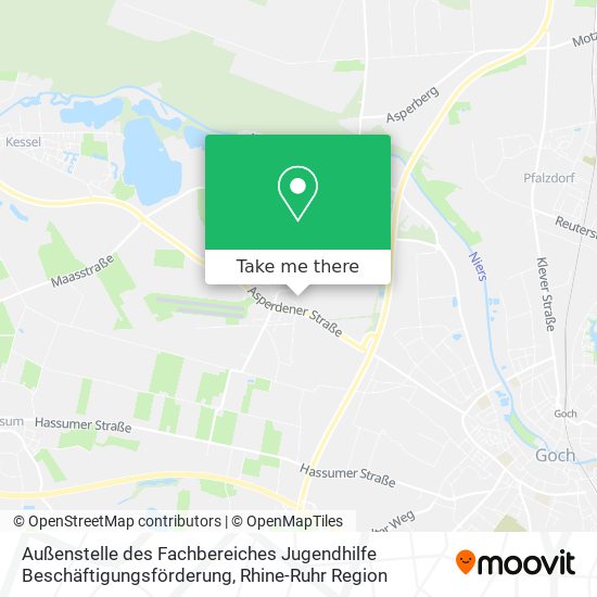 Außenstelle des Fachbereiches Jugendhilfe Beschäftigungsförderung map