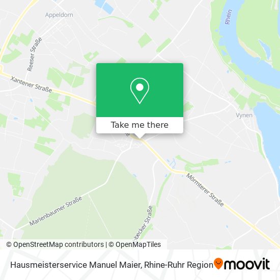 Hausmeisterservice Manuel Maier map