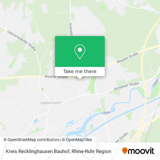 Kreis Recklinghausen Bauhof map