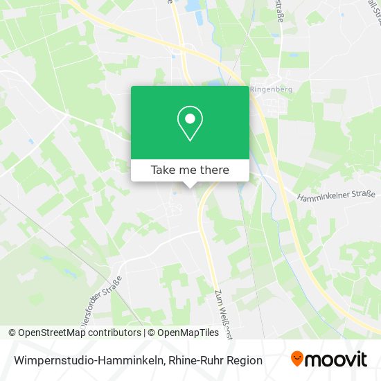 Wimpernstudio-Hamminkeln map