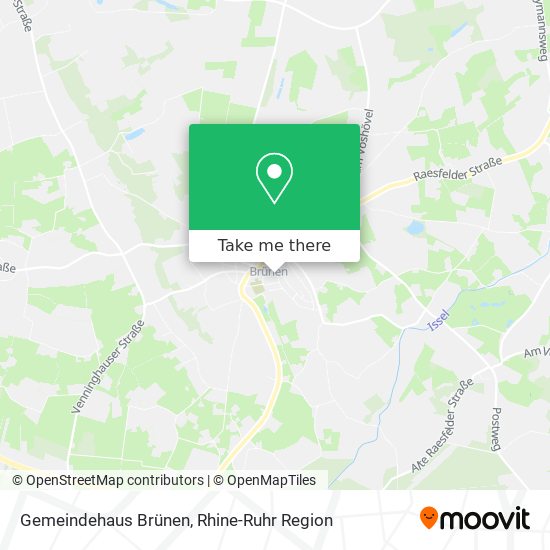 Gemeindehaus Brünen map