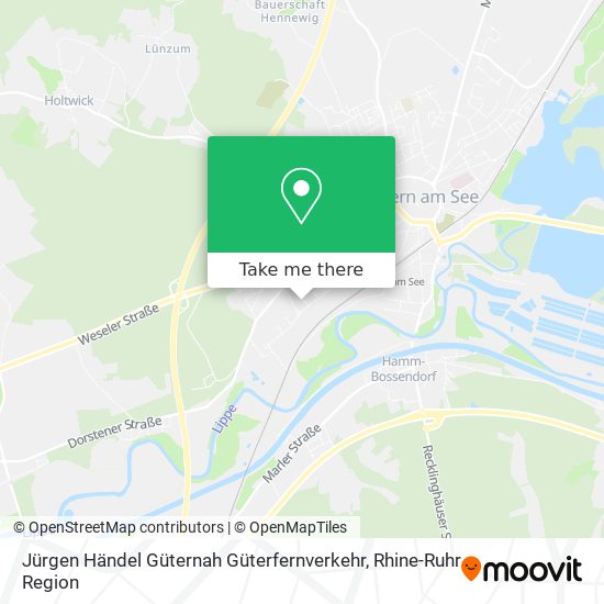Jürgen Händel Güternah Güterfernverkehr map