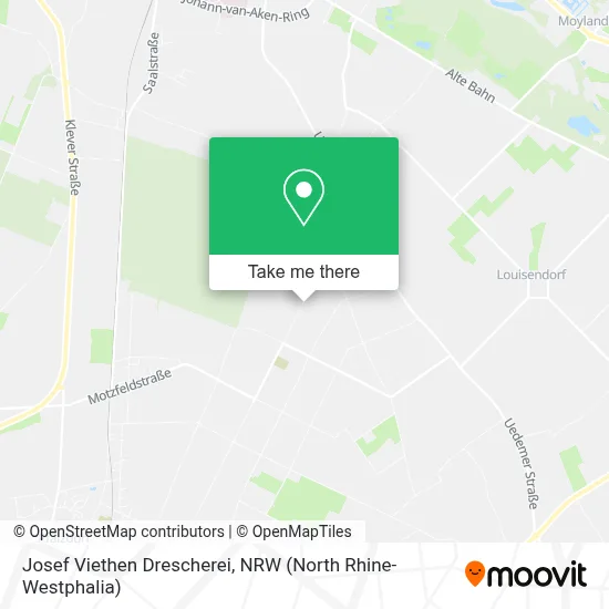 Josef Viethen Drescherei map