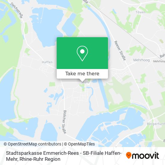 Stadtsparkasse Emmerich-Rees - SB-Filiale Haffen-Mehr map