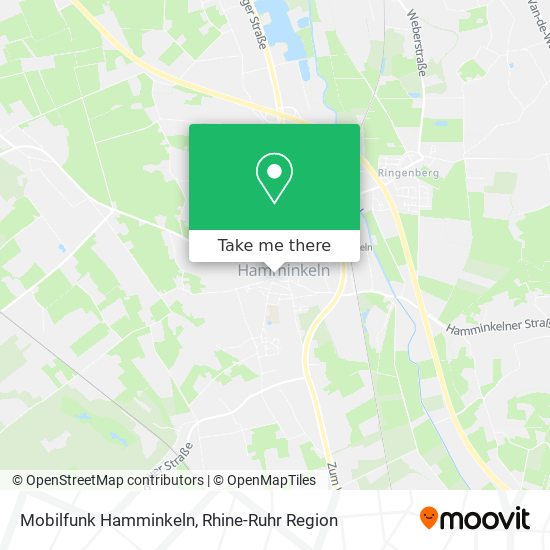 Mobilfunk Hamminkeln map