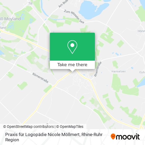 Praxis für Logopädie Nicole Möllmert map