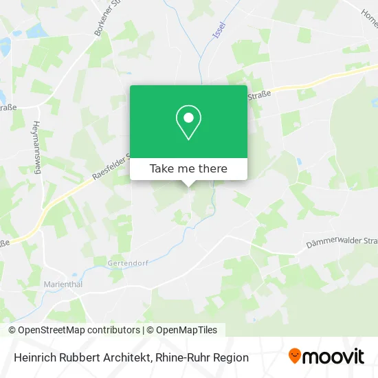 Карта Heinrich Rubbert Architekt
