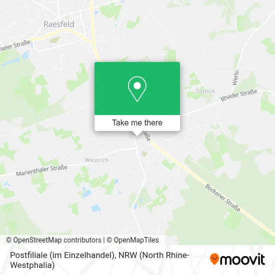 Postfiliale (im Einzelhandel) map