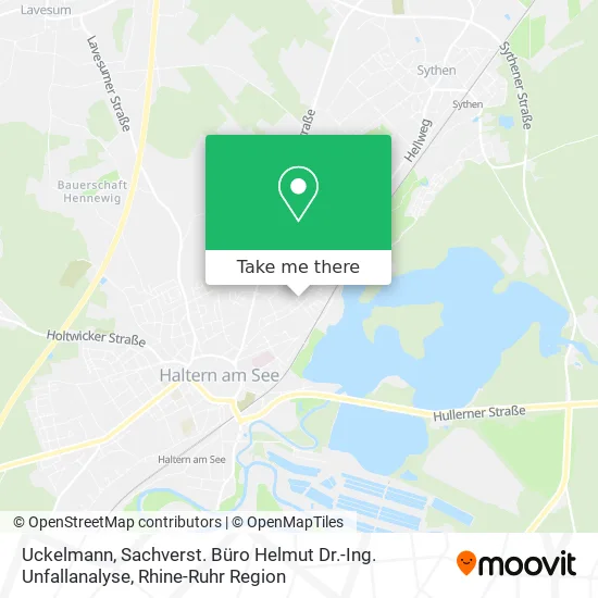 Карта Uckelmann, Sachverst. Büro Helmut Dr.-Ing. Unfallanalyse