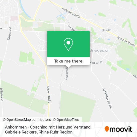 Ankommen - Coaching mit Herz und Verstand Gabriele Reckers map