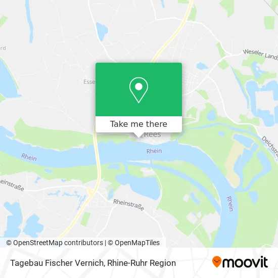 Tagebau Fischer Vernich map