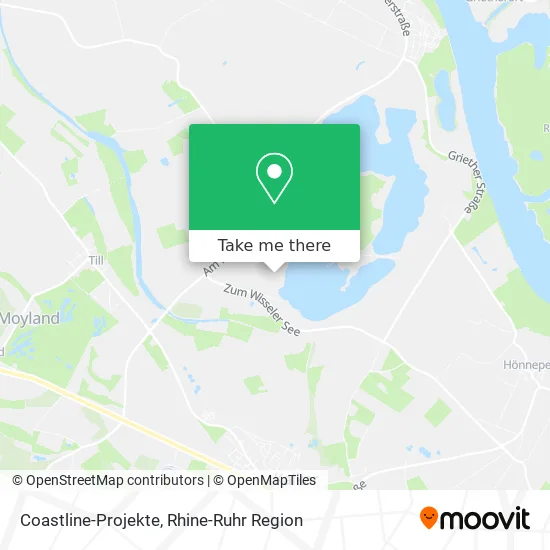 Карта Coastline-Projekte