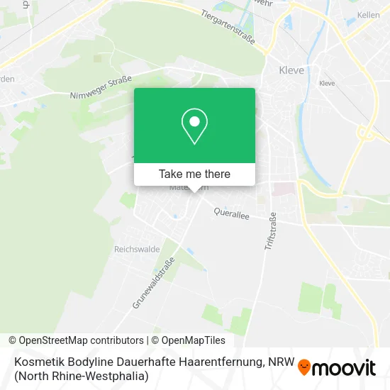 Карта Kosmetik Bodyline Dauerhafte Haarentfernung