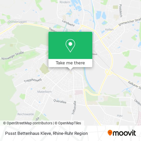 Pssst Bettenhaus Kleve map