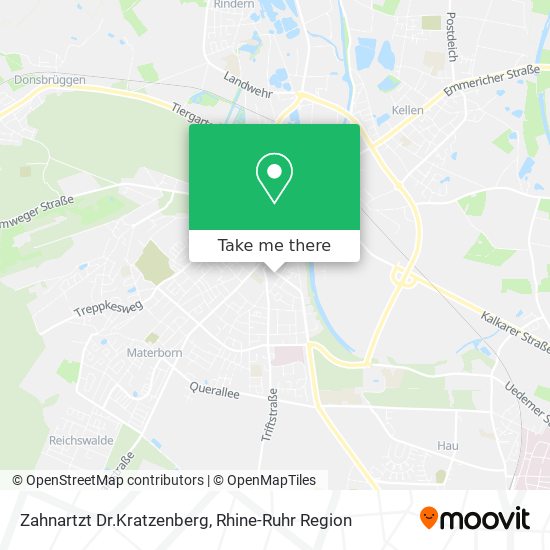 Zahnartzt Dr.Kratzenberg map