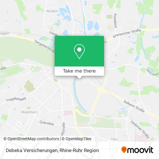 Debeka Versicherungen map