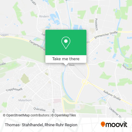 Thomas- Stahlhandel map