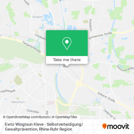 Ewto Wingtsun Kleve - Selbstverteidigung/ Gewaltprävention map