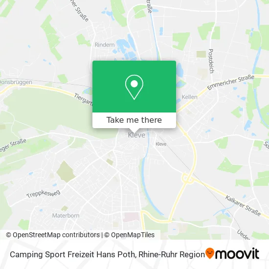 Карта Camping Sport Freizeit Hans Poth