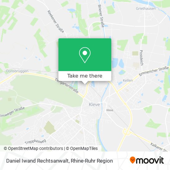 Daniel Iwand Rechtsanwalt map