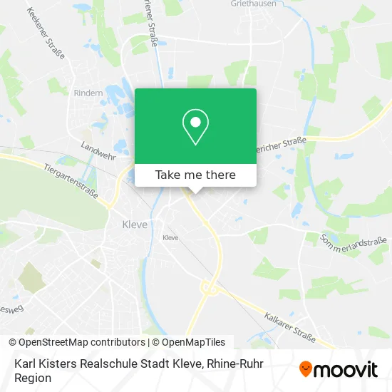 Karl Kisters Realschule Stadt Kleve map